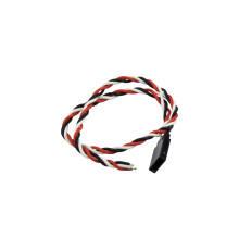 Prise Futaba male câble tressé (30cm) - ULTIMATE - UR46135