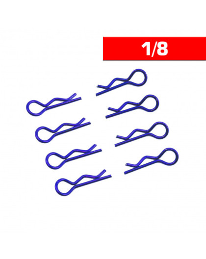 Body Clips 1/8 Blue (X8) - ULTIMATE - UR6412-A