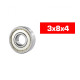 Roulements métal HS 3x8x4 (10pcs) - ULTIMATE - UR7812