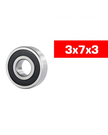 3X7X3mm Hs Rubber Sealed Bearing Set (10Pcs) - ULTIMATE - UR7815