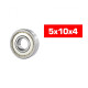 Roulements métal HS 5x10x4 (2pcs) - ULTIMATE - UR7818-2