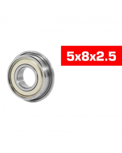 5X8X2.5mm Flanged Hs Metal Bearing Set (2) - ULTIMATE - UR7822-2