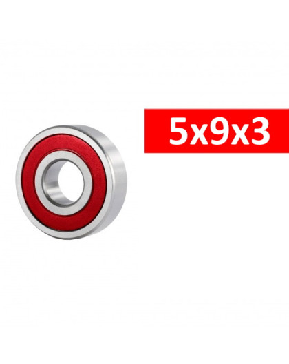 5X9X3mm Hs Rubber Sealed Bearing Set (10Pcs) - ULTIMATE - UR7831