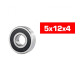 5X12X4mm Hs Rubber Sealed Bearing Set (10Pcs) - ULTIMATE - UR7835