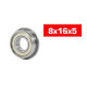 Roulements métal HS 8x16x5 épaulés (10pcs) - ULTIMATE - UR7840