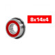 Roulements étanches HS 8x14x4 épaulés (10pcs) - ULTIMATE - UR7843