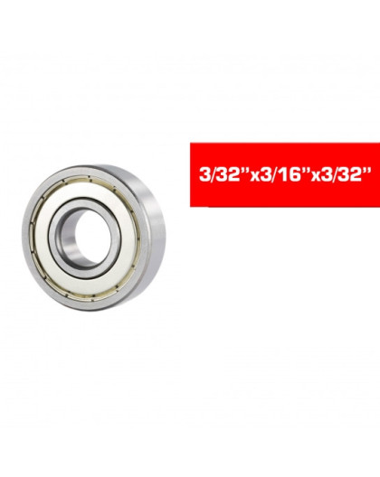 Roulements métal HS 3/32""x3/16""x3/32 (2pcs) - ULTIMATE - UR7855-2