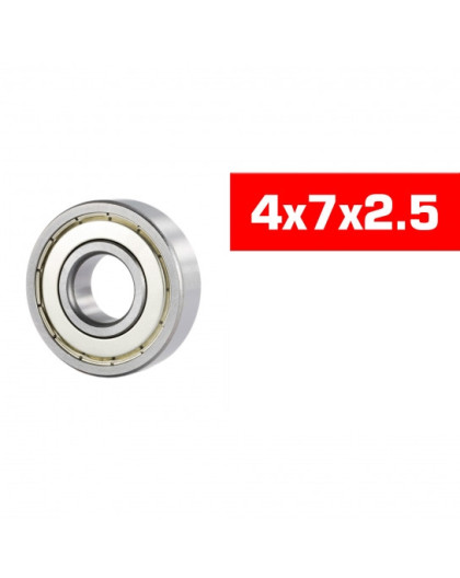 4X7X2.5mm Hs Metal Shielded Bearing Set (2Pcs) - ULTIMATE - UR7856-2
