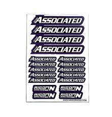 Stickers Associated Violet sur format A5 - AIGOIN RACING - AR3016