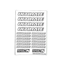 Stickers Ultimate Blanc sur format A6 - AIGOIN RACING - AR3021