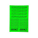 Stickers Ultimate Vert Fluo sur format A6 - AIGOIN RACING - AR3019
