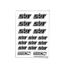 Stickers sheet SRT White Size A6 - AIGOIN RACING - AR3053