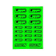 Stickers sheet LRP Fluo green Size A6 - AIGOIN RACING - AR3059