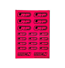 Stickers LRP Rose Fluo sur format A6 - AIGOIN RACING - AR3060