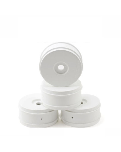 Fast Race 1/8 Offroad buggy white wheels (4) - FR084-4B - FASTRACE