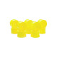 BUGGY REAR 1/10 2WD/4WD WHEEL YELLOW - 5 PAIRS - CENTRO - C0262Y