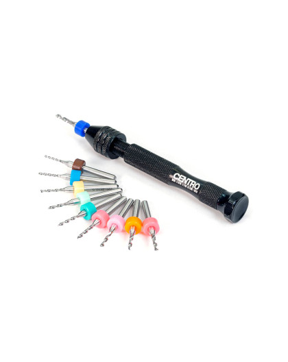PRECISION SHOCK PISTON DRILL BIT SET - 1.1-2.0MM - CENTRO - C0516