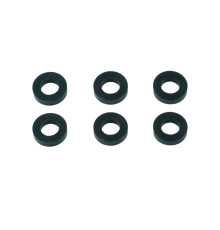 BLACK M3 FLAT WASHER 5.75mm x 1.5mm (6) - CENTRO - C0635-3