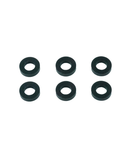 BLACK M3 FLAT WASHER 5.75mm x 1.5mm (6) - CENTRO - C0635-3