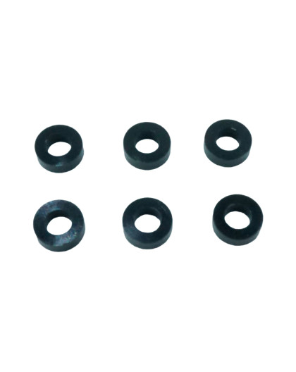 BLACK M3 FLAT WASHER 5.75mm x 2.0mm (6) - CENTRO - C0635-4