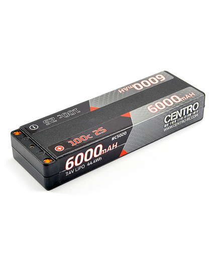 Accu stick LCG 2S 6000mah 7.4V 100C - CENTRO - C5020