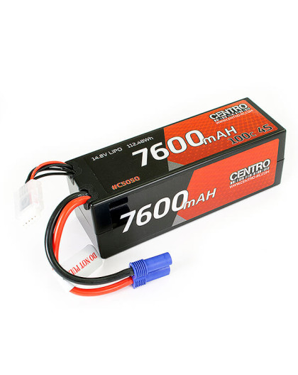 Centro Accu 4S 7600mah 14.8V 100C prise EC5 - CENTRO - C5050EC5