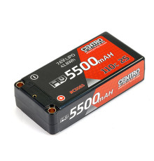 Accu shorty 2S HV 5500mah 7.6V 110C - CENTRO - C5065