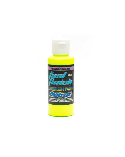 AIRBRUSH PAINT FLO YELLOW - 60ML - FASTRAX - FAST2600-38