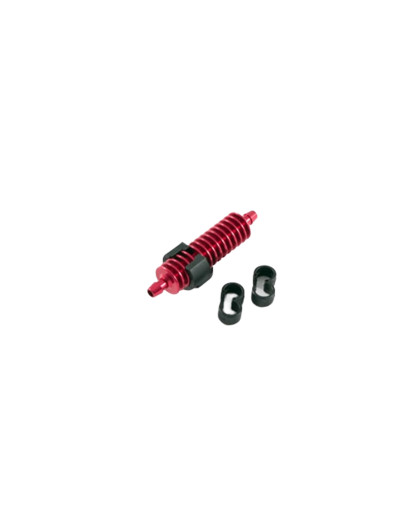 FASTRAX 1/8TH EXHAUST GAS COOLER RED w/MOUNTS - FASTRAX - FAST897R