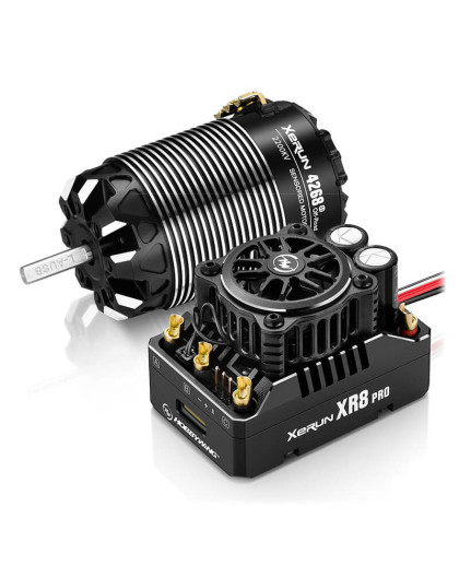 Combo Xr8 Pro G3 Esc & 4268 G3 2200Kv Motor - HOBBYWING - 38020433