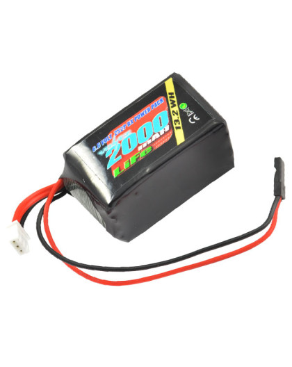 Voltz accus réception life pyramide 2000mah 2S 6.6V - VOLTZ - VZ0251