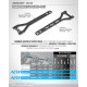 X4'23 Platine supérieure avant carbone 1.6mm - XRAY - 301079-L