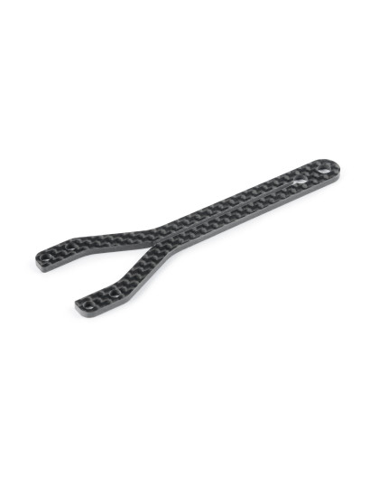 X4'26 Platine supérieure avant carbone 2.0mm - XRAY - 301090