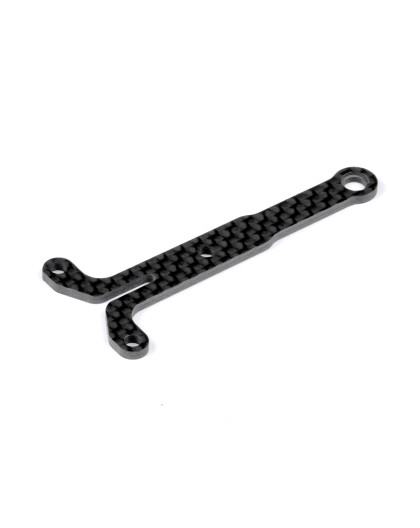 X4F'27 Platine supérieure carbone avant 2.0mm - XRAY - 301093