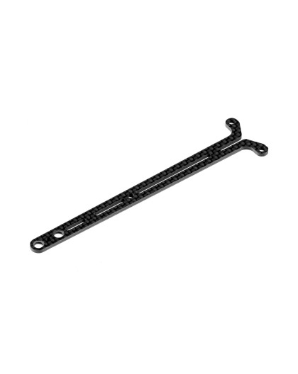 X4F'27 Platine supérieure carbone arrière 2.0mm - XRAY - 301094