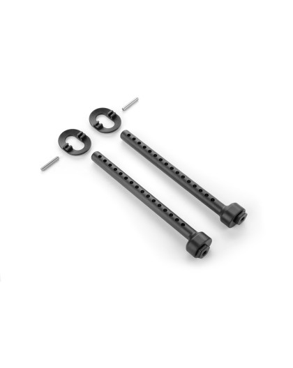 Composite Front Eccentric 6mm Body Mount Set - XRAY - 301326