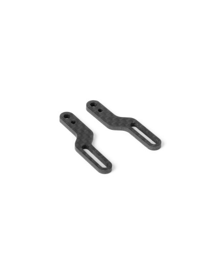 Butée de carrosserie carbone 2.0mm (2) - XRAY - 301391