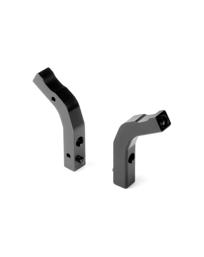 X4 Alu Shock Holder Front Fixed For Uni Bulkheads (2) - XRAY - 301976