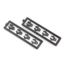 Composite Caster Clips Set 4, 3, 2, 1mm (2) - 302080 - XRAY