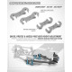X4 Front Roll-Center Spacer (2) - XRAY - 302121