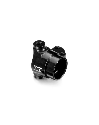 ALU STEERING BLOCK - BLACK - SWISS 7075 T6 - 302257 - XRAY