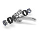 ALU STEERING BLOCK WITH BEARINGS - ORANGE - 302256 - XRAY