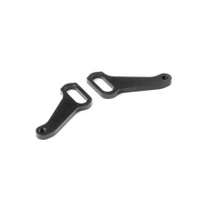 X4 Alu Rear Ars Plate - Swiss 7075 T6 (2) - XRAY - 302393