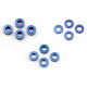 Jeu de rondelles alu (1.0mm,2.0mm,3,0mm) - XRAY - 303121