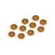 ALU SHIM 3x6x2.0MM - ORANGE (10) - 303123-O - XRAY