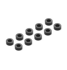 Rondelles alu noires 3x6x2.5mm (10) - XRAY - 303124-K
