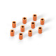 Rondelles alu oranges 3x6x9.0mm (10) - XRAY - 303130-O