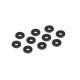 ALU SHIM FOR LOWER SUSP. HOLDER 3x7.5x1.5 - BLACK (10) - 303134-K - X