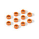Rondelles alu oranges 3x5x2mm (10) - XRAY - 303140-O