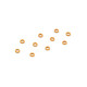 Rondelle alu 3x5x1.0mm Orange (10) - XRAY - 303141-O
